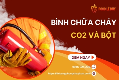 So Sánh Bình Chữa Cháy CO2 Và Bột