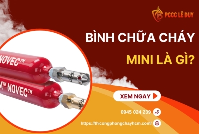 Bình Chữa Cháy Mini Là Gì? Phân Loại