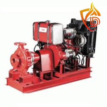 Máy bơm PCCC trục rời động cơ Diesel 60HP tesu